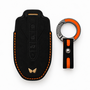 EV Master Leather Key Cover for Mahindra BE 6 XEV 9 XUV 7XO