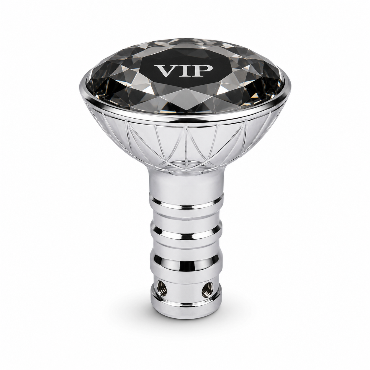 VIP Crystal Rotating Gear Shift Knob for Manual Cars Universal Diamond Crystal Spinner Gear Lever Knob