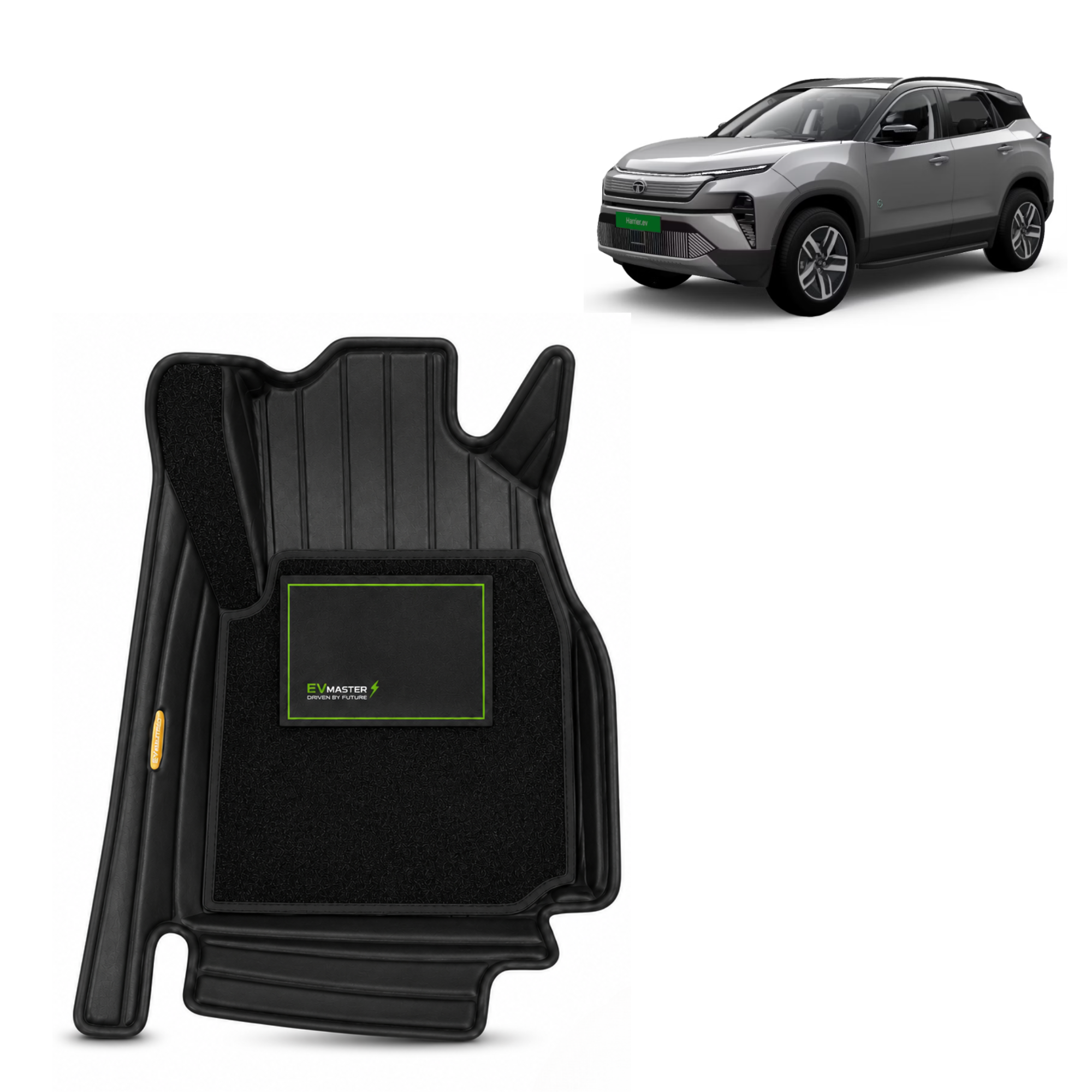 Car Floor Mats for TATA Harrier Hybrid (2026 Onwards) Complete Set | All Weather 11D Luxury Premium Car Mat