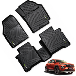 Car Floor Mats for Toyota Urban Cruiser Taisor Hybrid (2026 Onwards) Complete Set | All Weather 5D Luxury Premium Car Mat