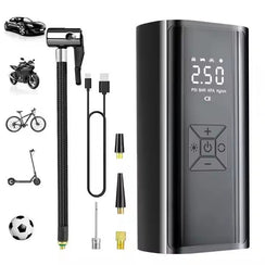 Portable 12V Digital Air Compressor 3900mAh, 150 PSI Car Tyre Inflator with LED Light 90W Power