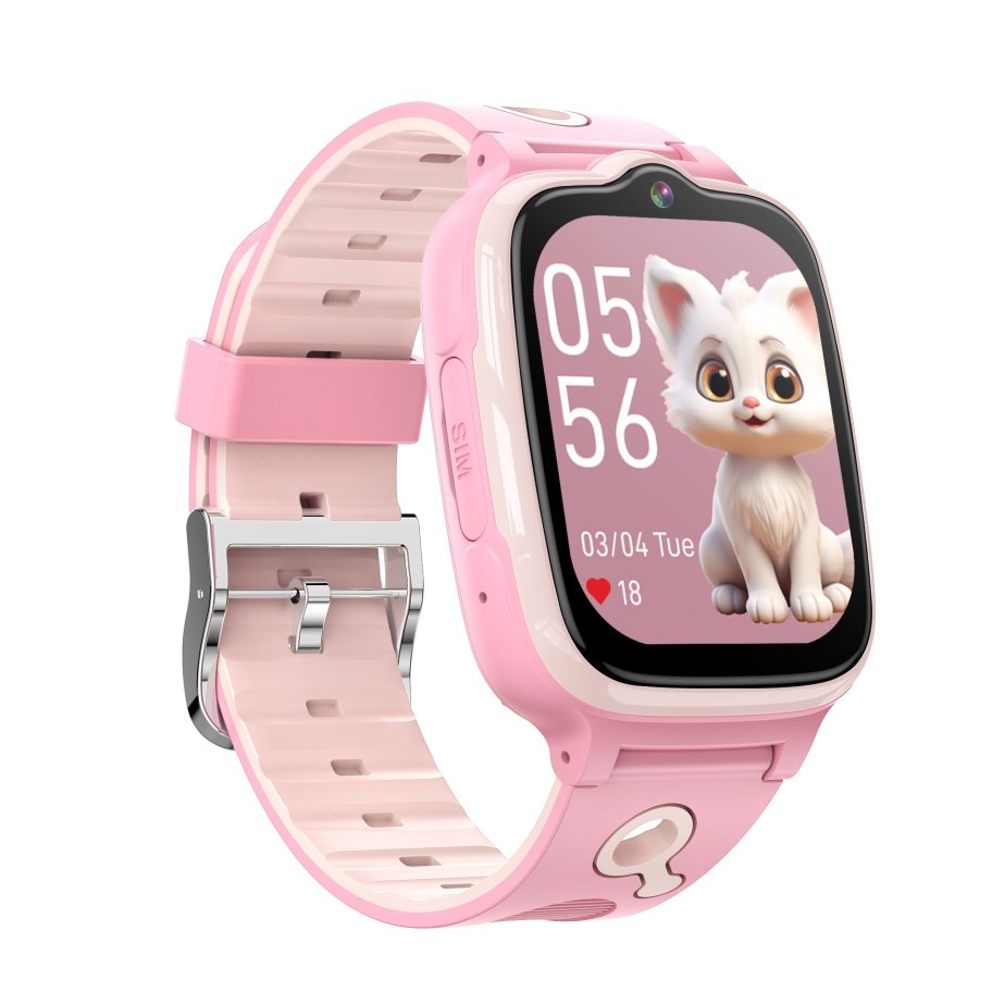 W19 4G Kids Smart Watch with GPS Tracker, Video Call, HD Camera, SOS, WiFi LBS Positioning