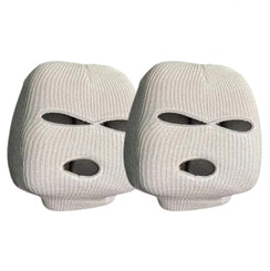 Car Seat Headrest Full Face Cover – Funny Ski Mask Hat Design for Car Seats