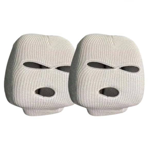 Car Seat Headrest Full Face Cover – Funny Ski Mask Hat Design for Car Seats