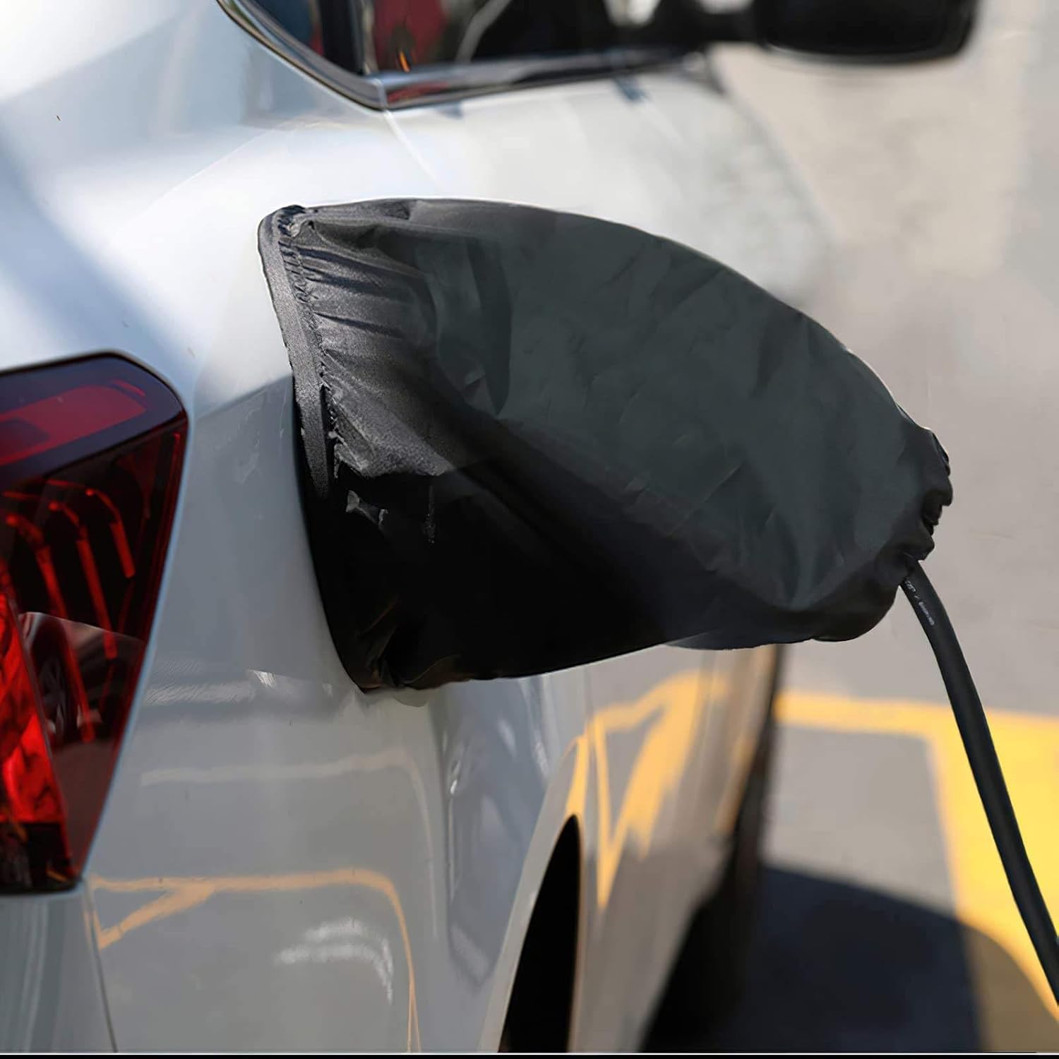 Magnetic EV Charging Port Cover, Waterproof Shield, Protects EV Charging Tram from Rain, Dust