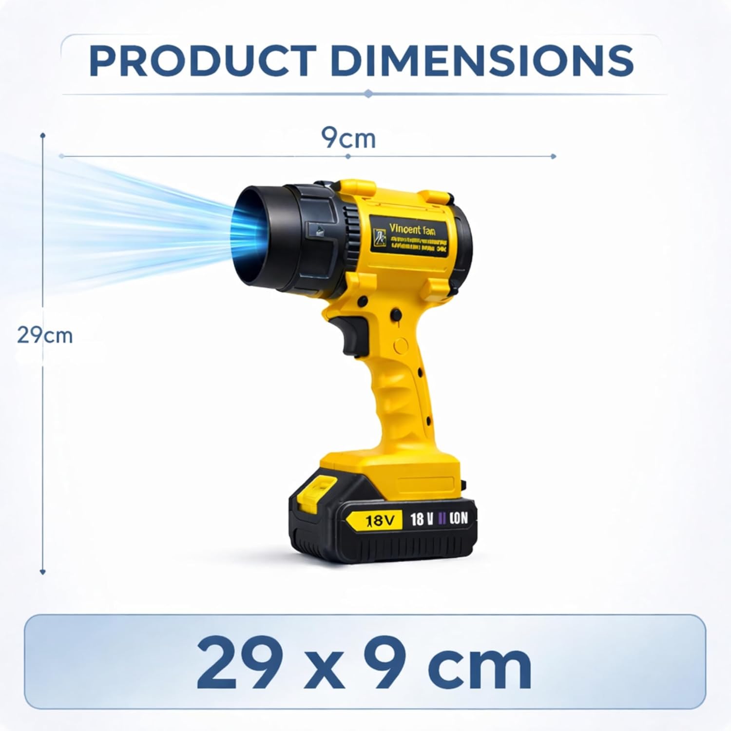 High Speed Mini Blower 110000 RPM, Rechargeable Jet Air Duster for Electronics, Car & Home