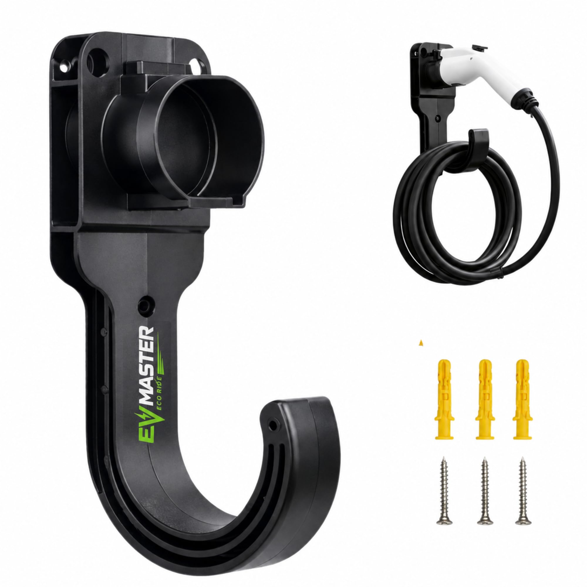 Type 2 EV Charger Charging Cable Wall Mount, Charging Cable Organiser for Charging Station