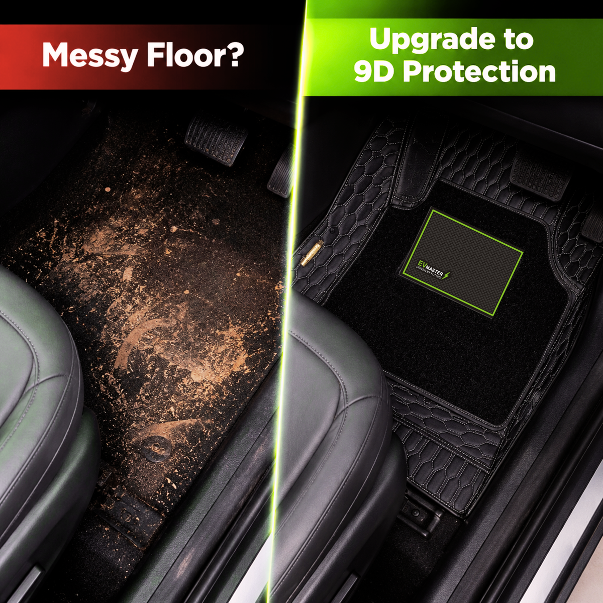 Car Floor Mats for Tata CURVV EV Hybrid (2026 Onwards) Complete Set | All Weather 7D Luxury Premium Car Mat