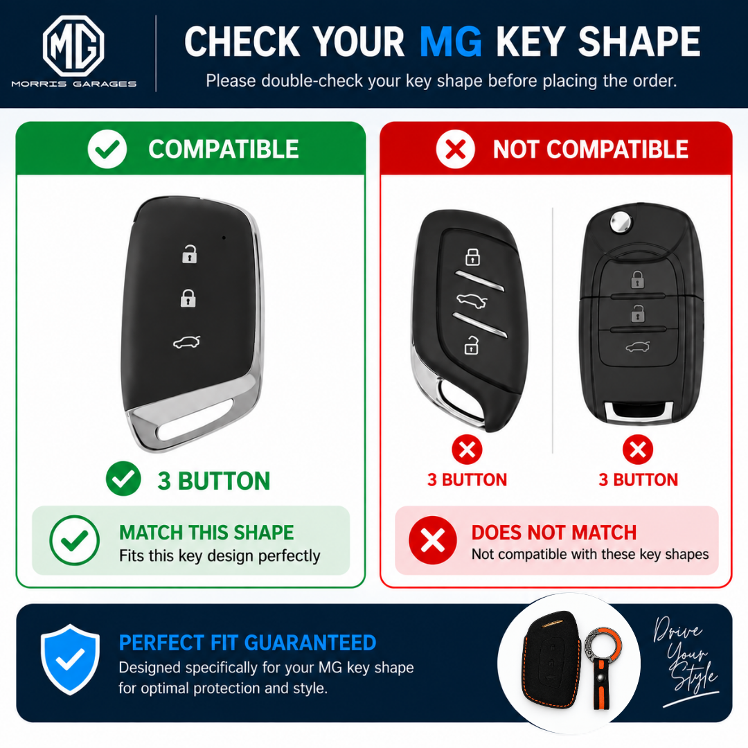 MG 3 Button key shape compatibility guide