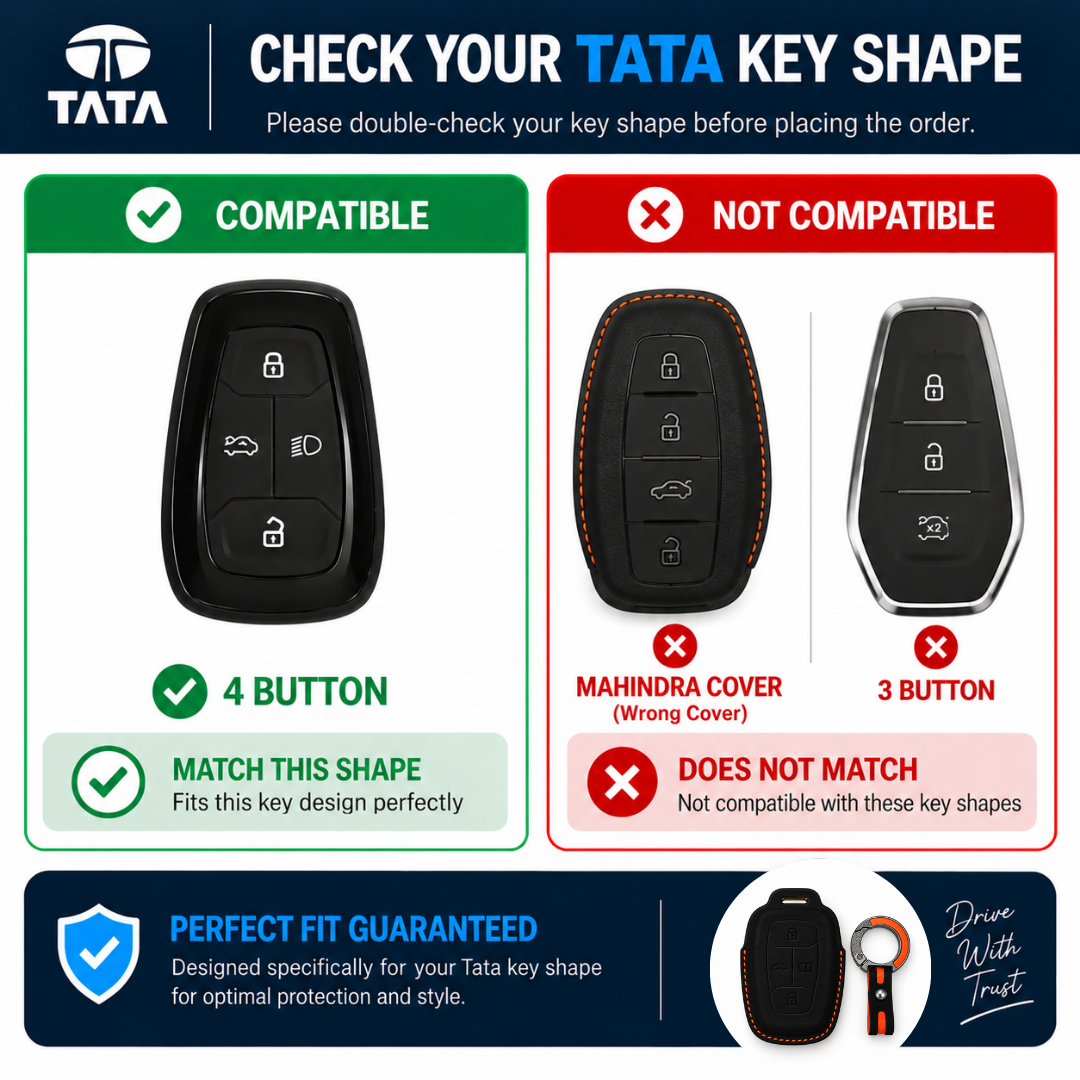 Tata 4 Button key shape compatibility guide