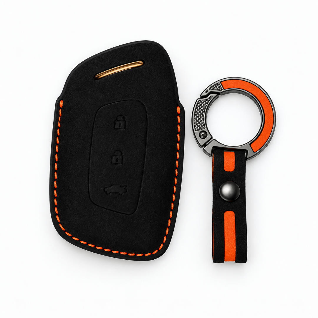 EV Master Leather Key Cover for MG Windsor EV Hector
