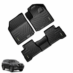 Car Floor Mats for Fortuner Neo Drive Hybrid (2026 Onwards) Complete Set | All Weather 5D Luxury Premium Car Mat